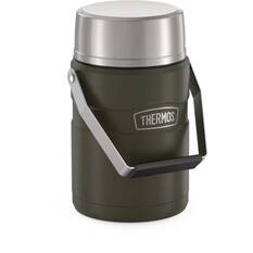 Thermos King Vacuum Insulated Food Jar 1.39L Matte Army, , bcf_hi-res