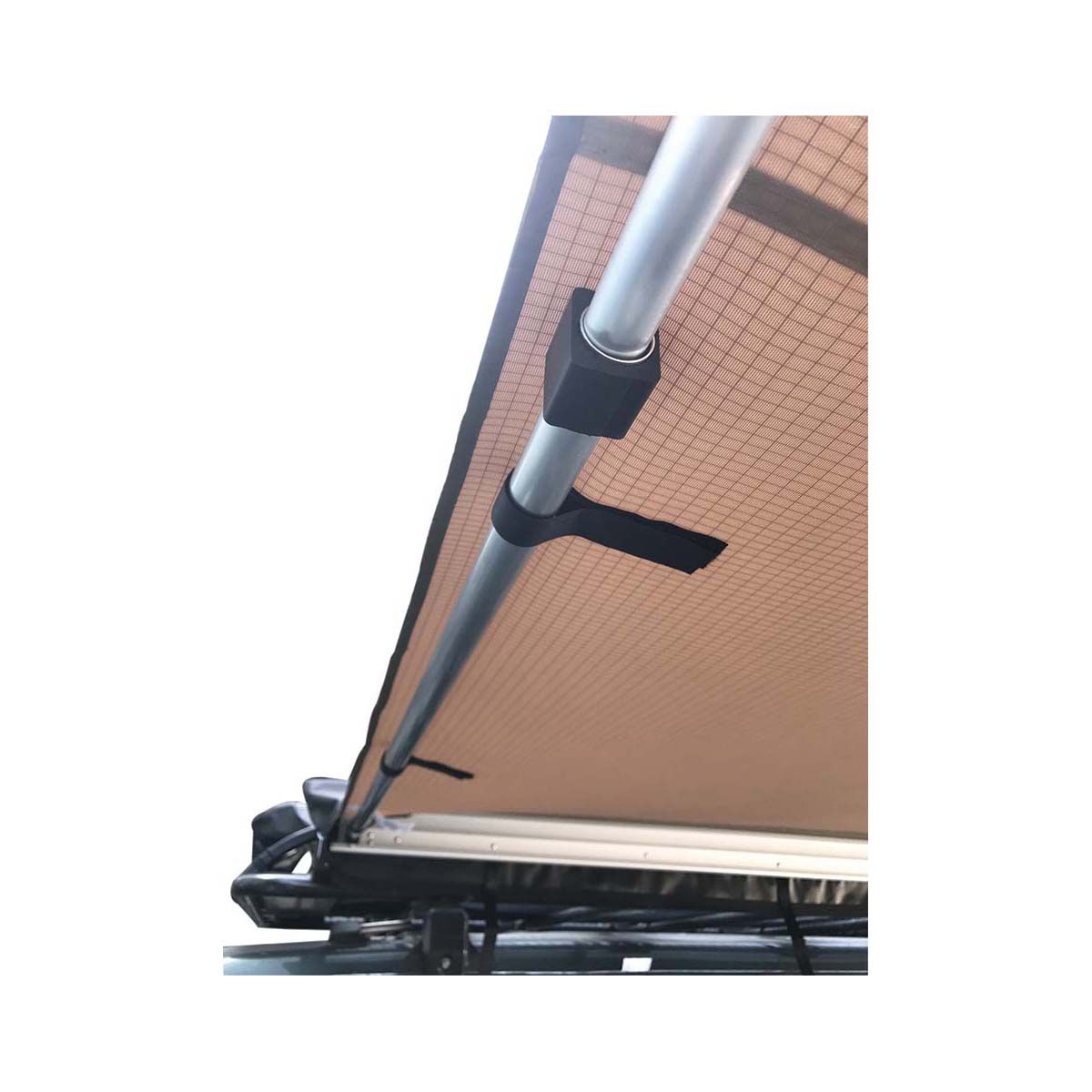Spare awning poles top