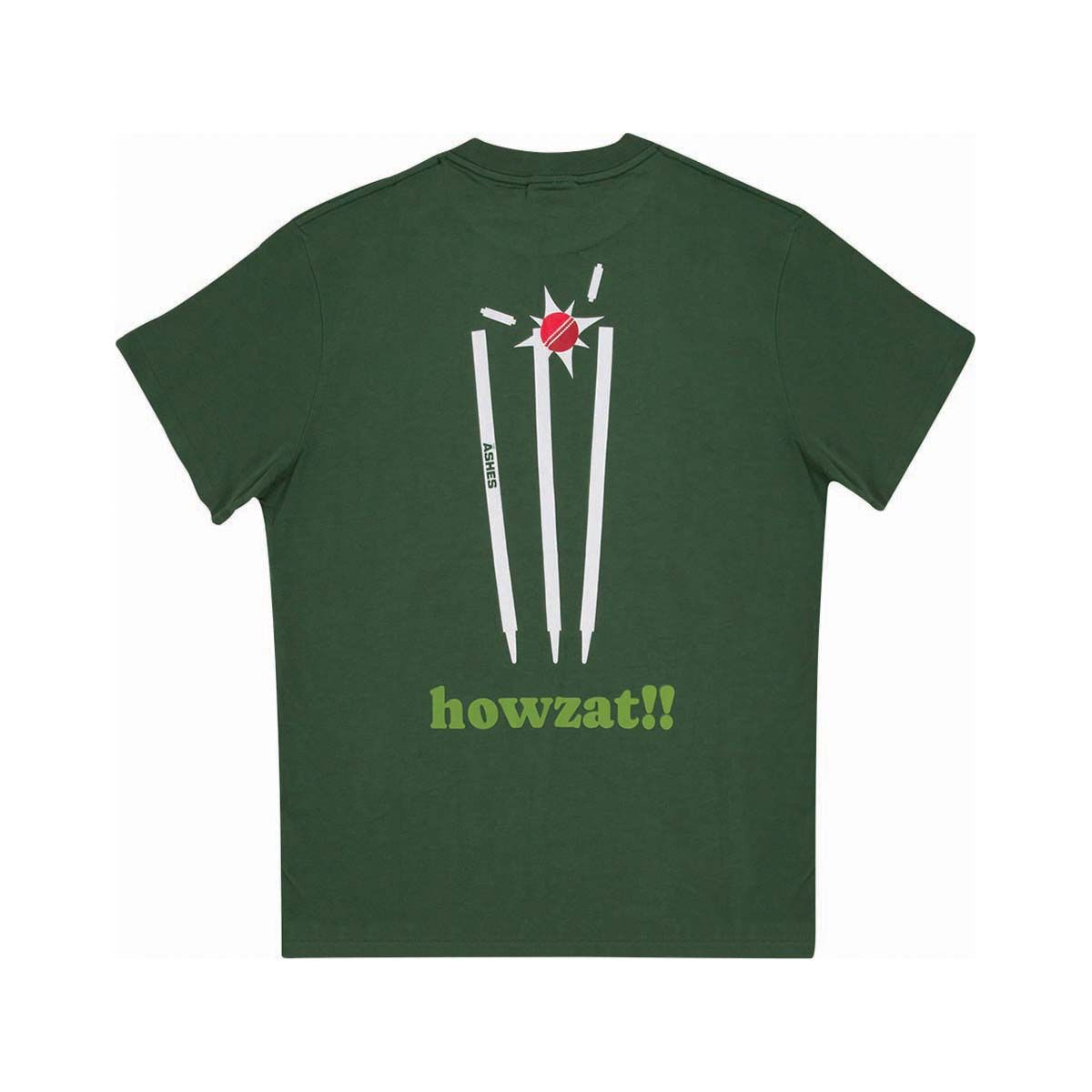 Gilroy x Cricket Australia Men's Howzat Short Sleeve Tee Green S, Green, bcf_hi-res