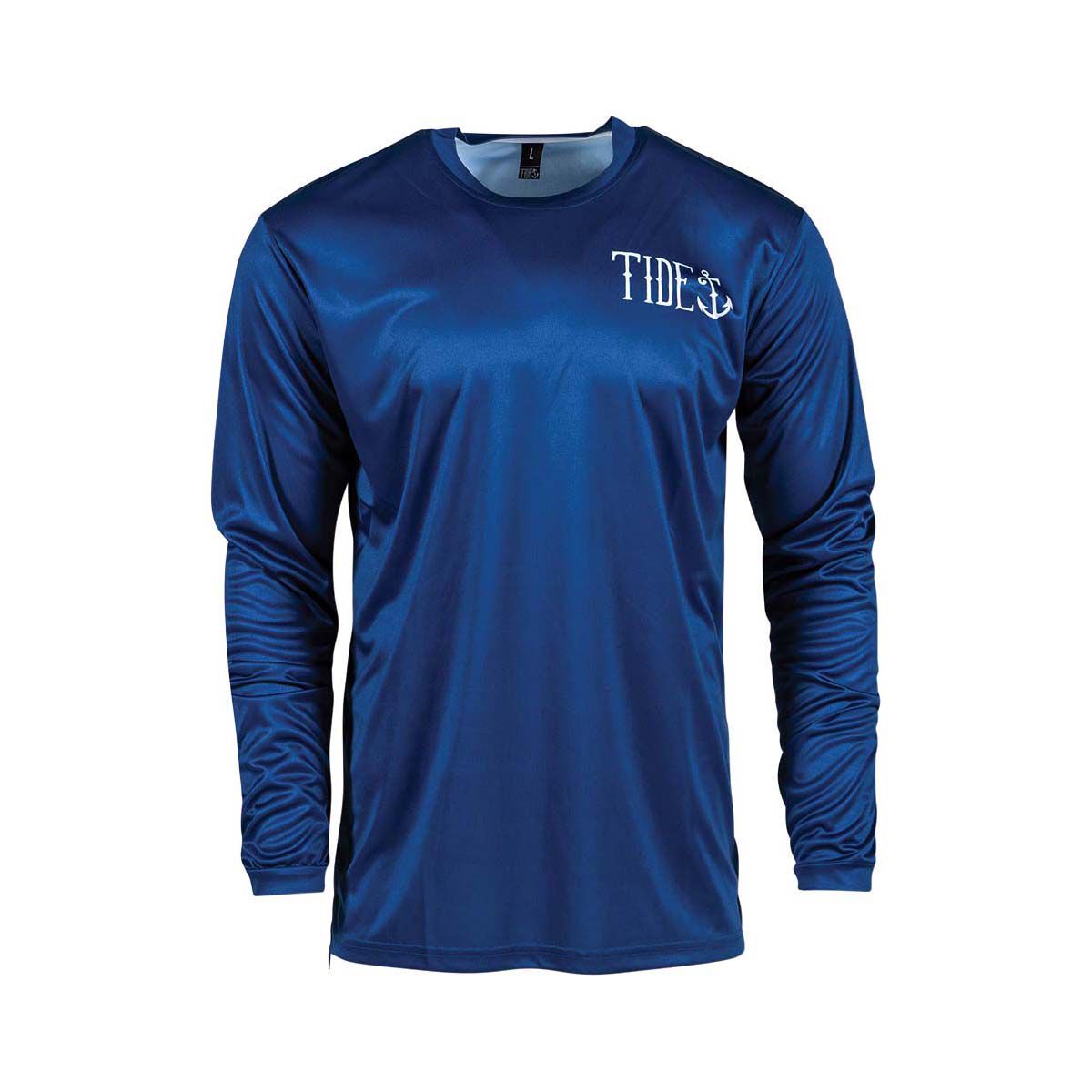 Tide Apparel Men's Angler Fishing Shirt, Deep Blue, bcf_hi-res