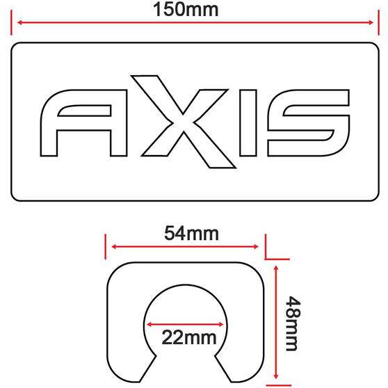 Waterline Outboard Motor Support 150mm, , bcf_hi-res