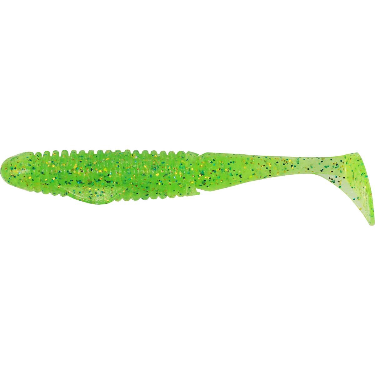 Duo Realis Booster Wake Soft Plastic Lure 3.5in Lime Chartreuse, Lime Chartreuse, bcf_hi-res