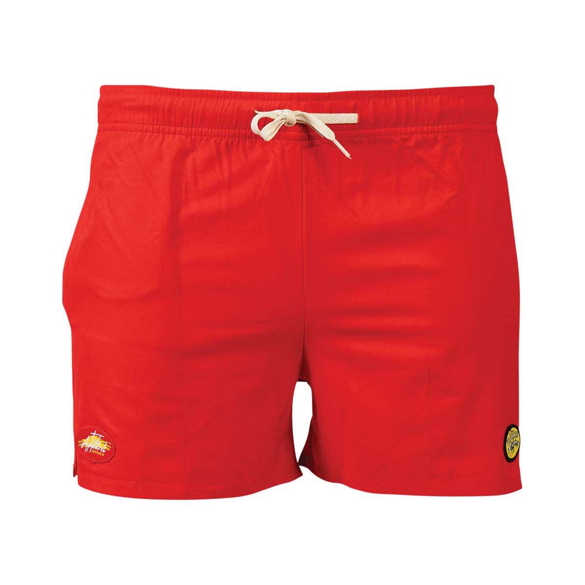 Tide Apparel Men's Yabbies Beach Shorts, Red, bcf_hi-res