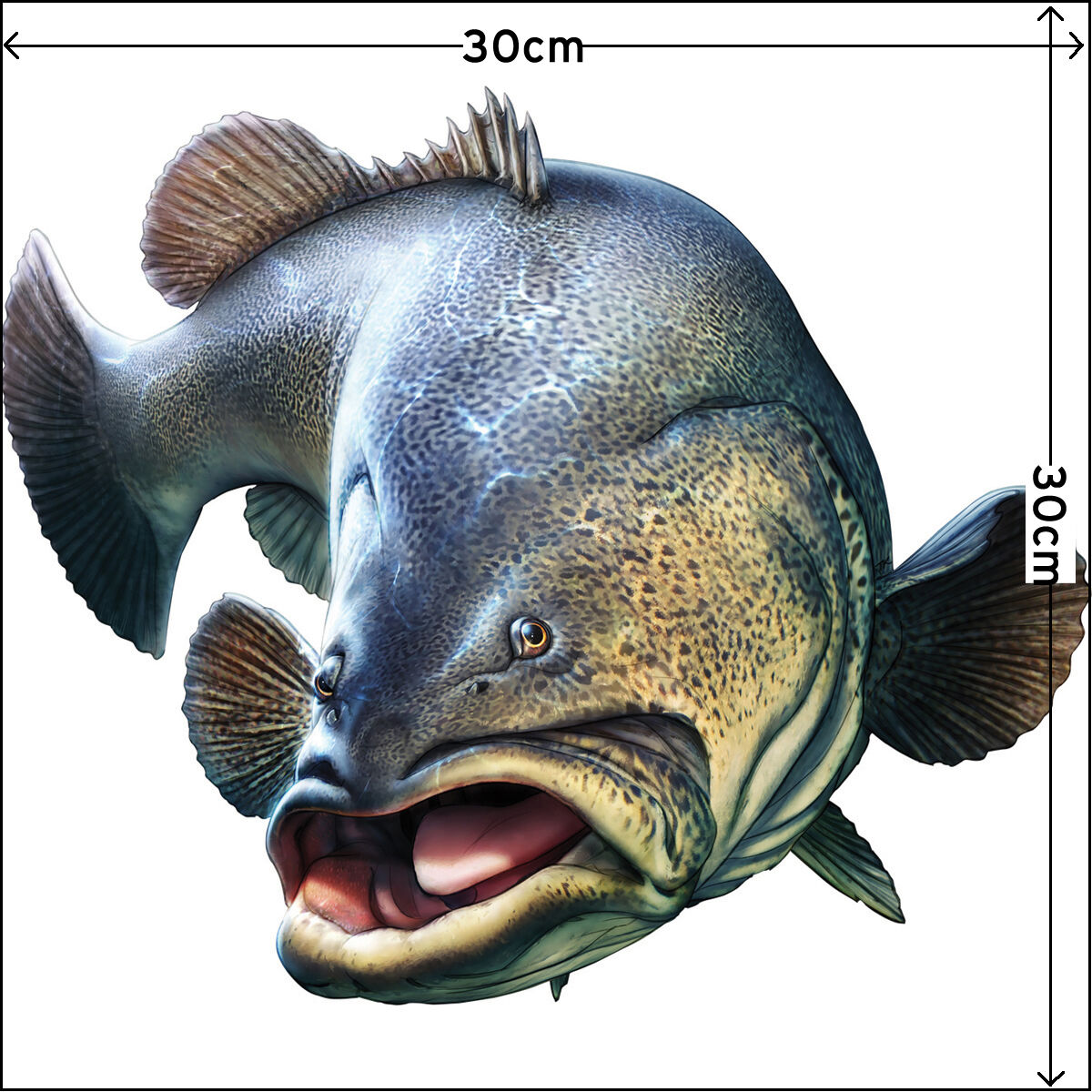 Savage Fishing Sticker Large 2 Pack Bcf