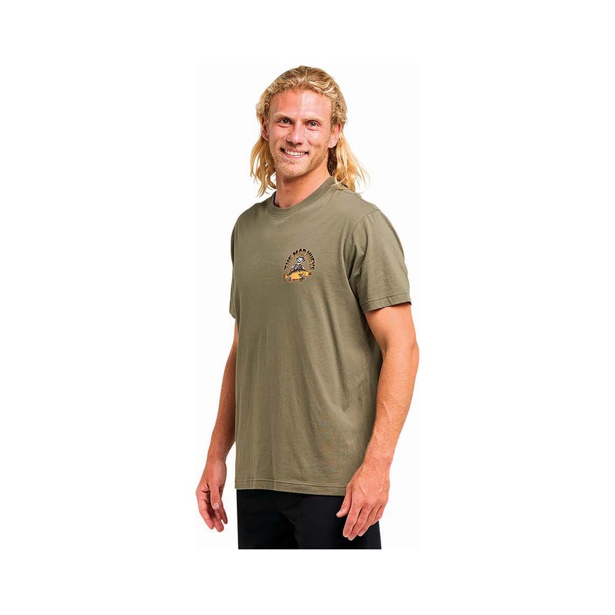The Mad Hueys Men&rsquo;s Size Matters Short Sleeve Shirt, Olive, bcf_hi-res