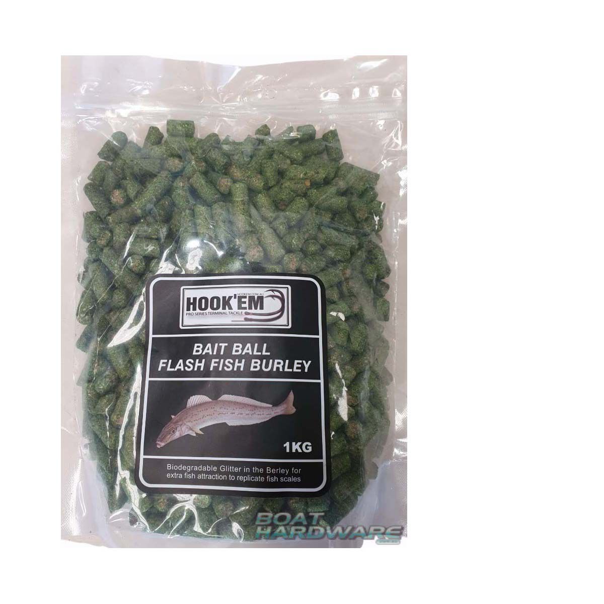 Hook'em Large Burley Pellets Green, , bcf_hi-res