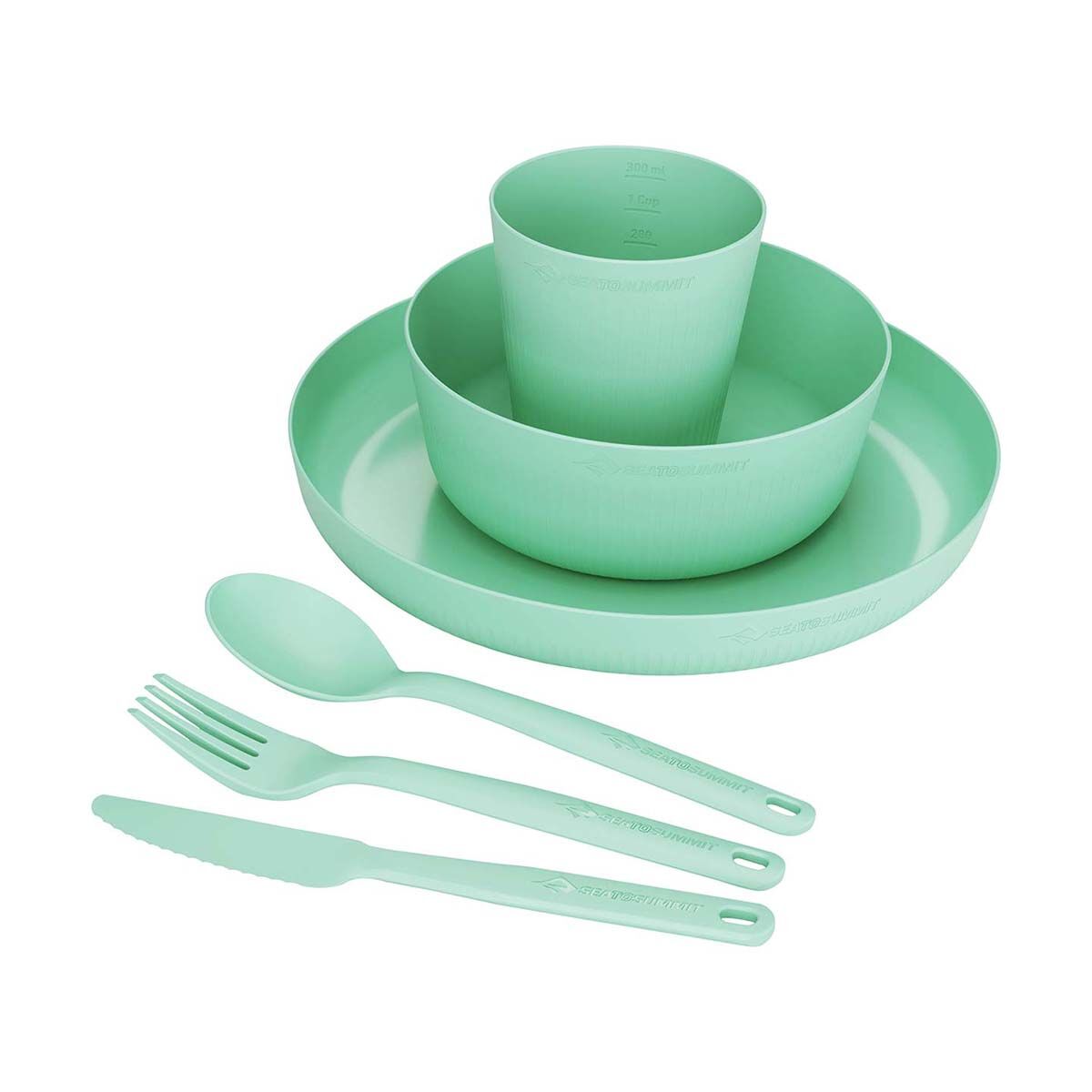 Sea to Summit Camp Dinnerware Set 6 Piece Cabbage, Cabbage, bcf_hi-res