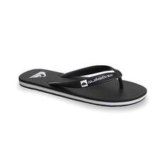 Quiksilver Women’s Moncata Art Thongs Black / Print 6, Black / Print, bcf_hi-res