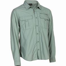 Outdoor Expedition Men's Vented Long Sleeve Shirt, Iron, bcf_hi-res