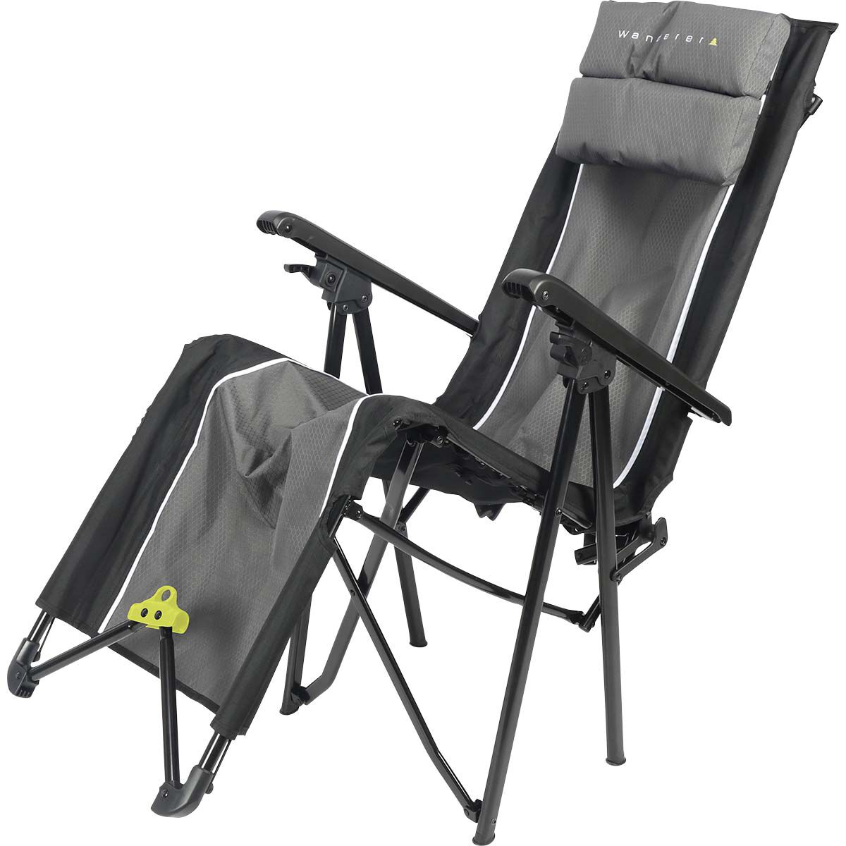 Wanderer Quad Fold Compact Lounger 130kg, , bcf_hi-res