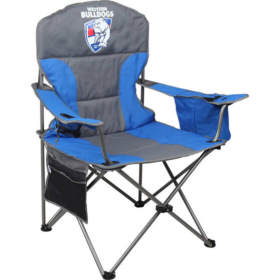 AFL Western Bulldogs Cooler Arm Chair 130kg, , bcf_hi-res