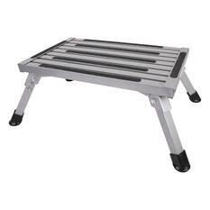 Wanderer Large Aluminium Folding Caravan Step, , bcf_hi-res