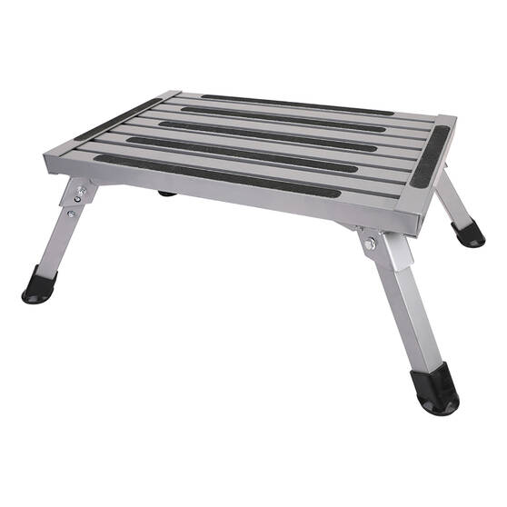 Wanderer Large Aluminium Folding Caravan Step, , bcf_hi-res