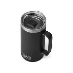 YETI® Rambler® Mug 24 oz (710ml) with MagSlider™ Lid Black, Black, bcf_hi-res