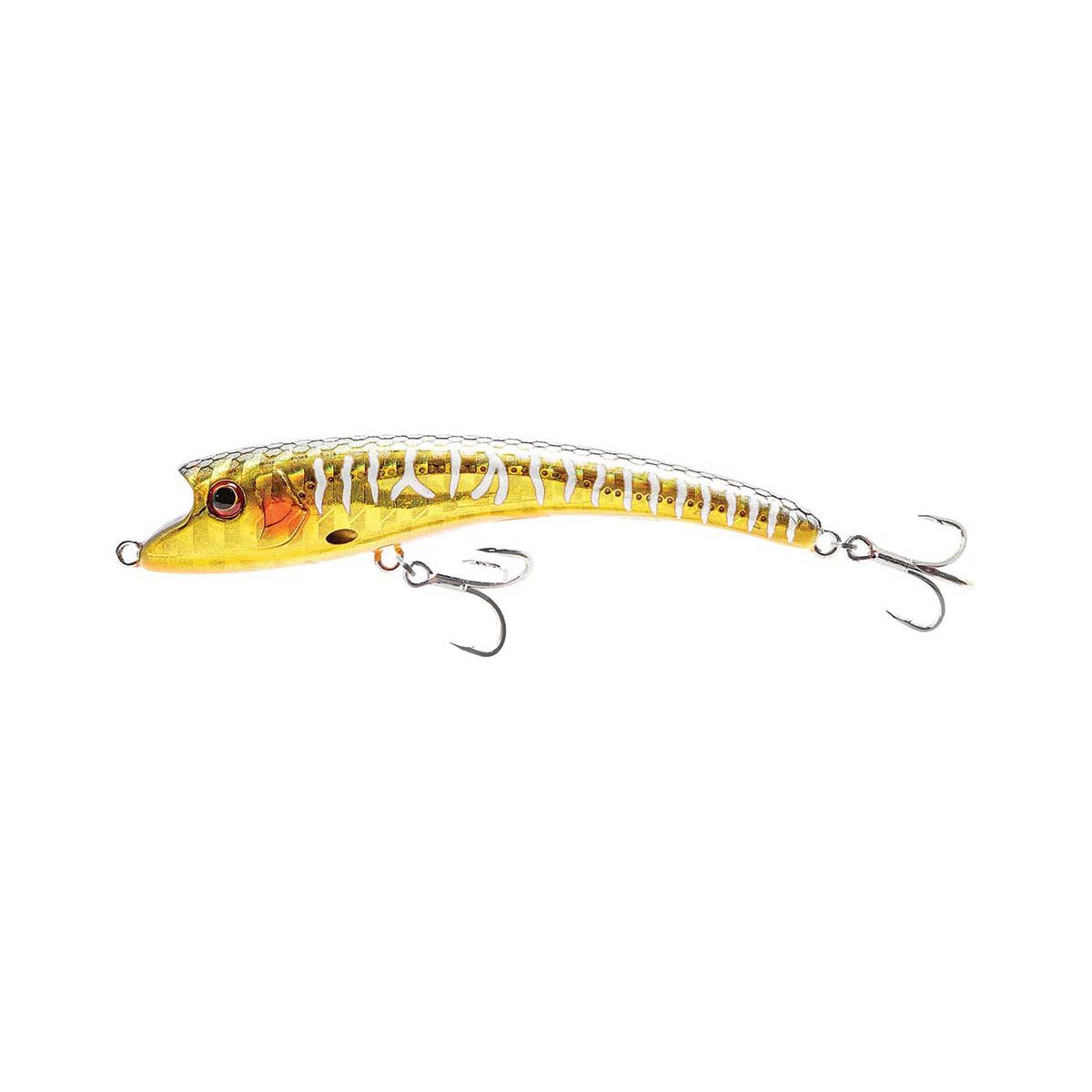 Nomad Maverick Floating Surface Lure 115mm Gold Glow, Gold Glow, bcf_hi-res