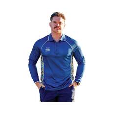 TradeMutt Men's Solid Long Sleeve Polo, , bcf_hi-res
