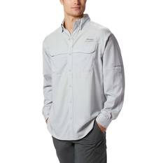 Columbia Men's Low Drag Offshore Long Sleeve Shirt, Grey, bcf_hi-res