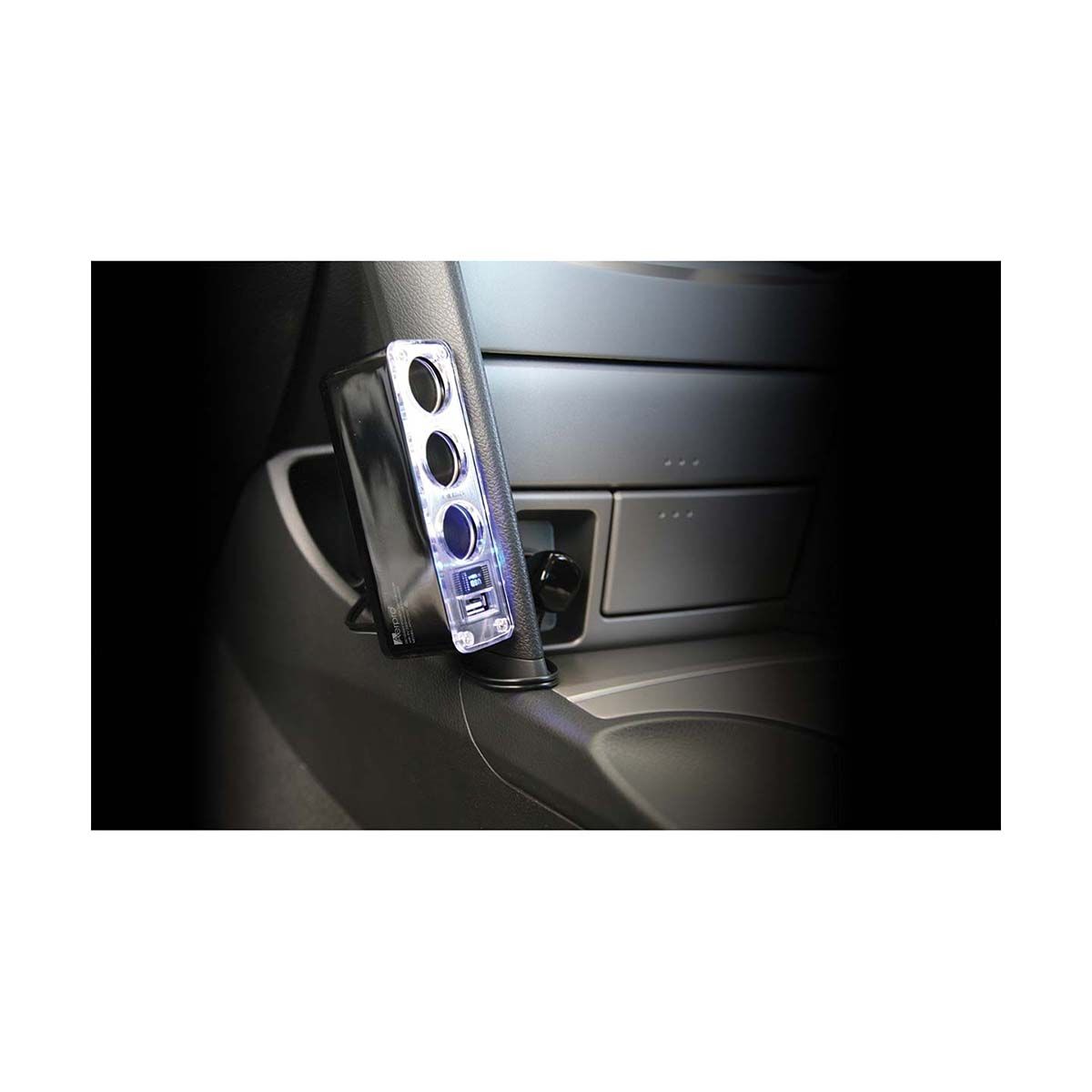 Aeropro Triple Socket USB Adaptor 12/24V, , bcf_hi-res