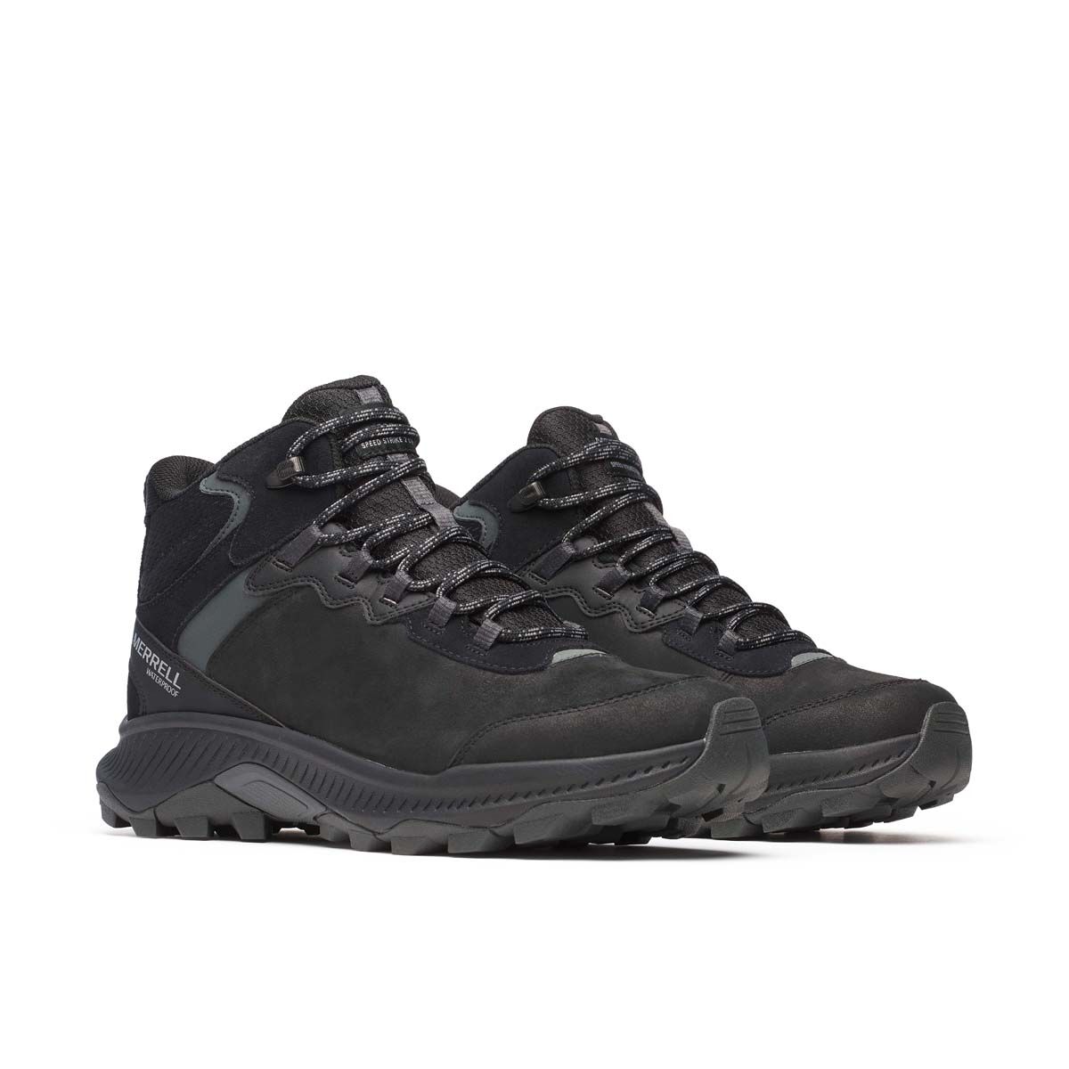 Merrell Men&rsquo;s Maipo Speed Strike Mid Waterproof Hiking Shoes Black 8, Black, bcf_hi-res