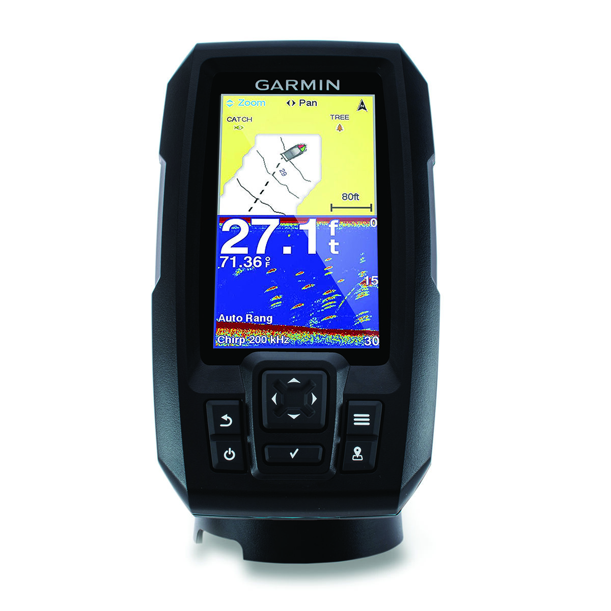 Garmin Striker Plus 4 Fish Finder Including Transducer and Built