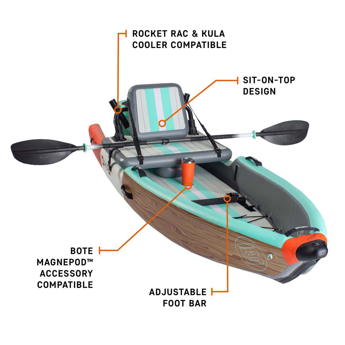 BOTE DEUS Aero Inflatable Kayak BCF