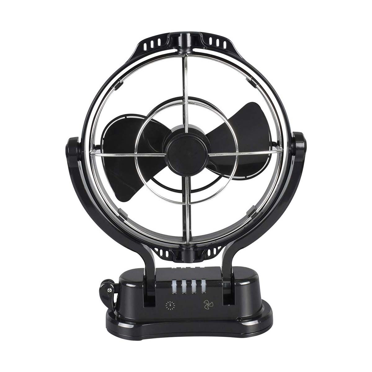 12 Volt Direct Breeze Pro 12V Caravan Fan Black, Black, bcf_hi-res