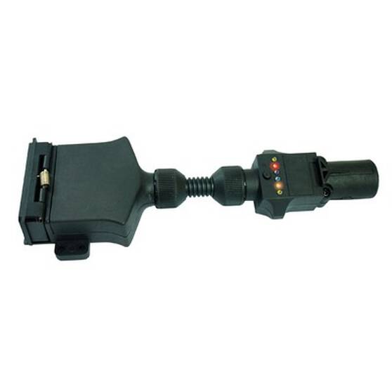 KT Cables Trailer Adaptor - Flat Plug to Small Socket, , bcf_hi-res