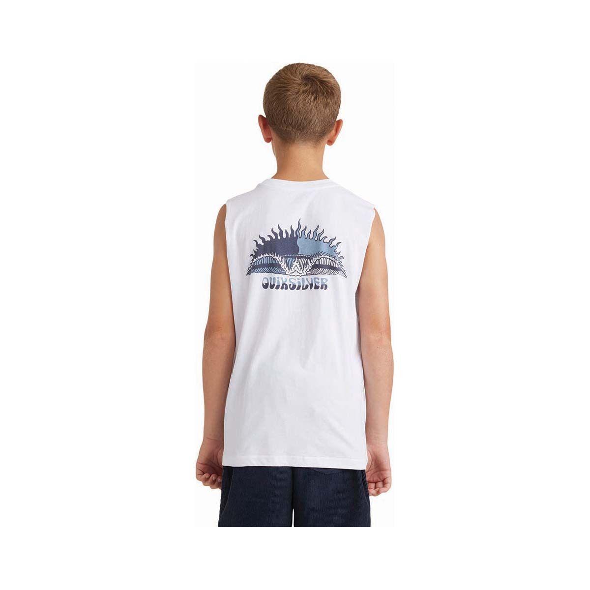 Quiksilver Youth Day and Night Tank White 8, White, bcf_hi-res