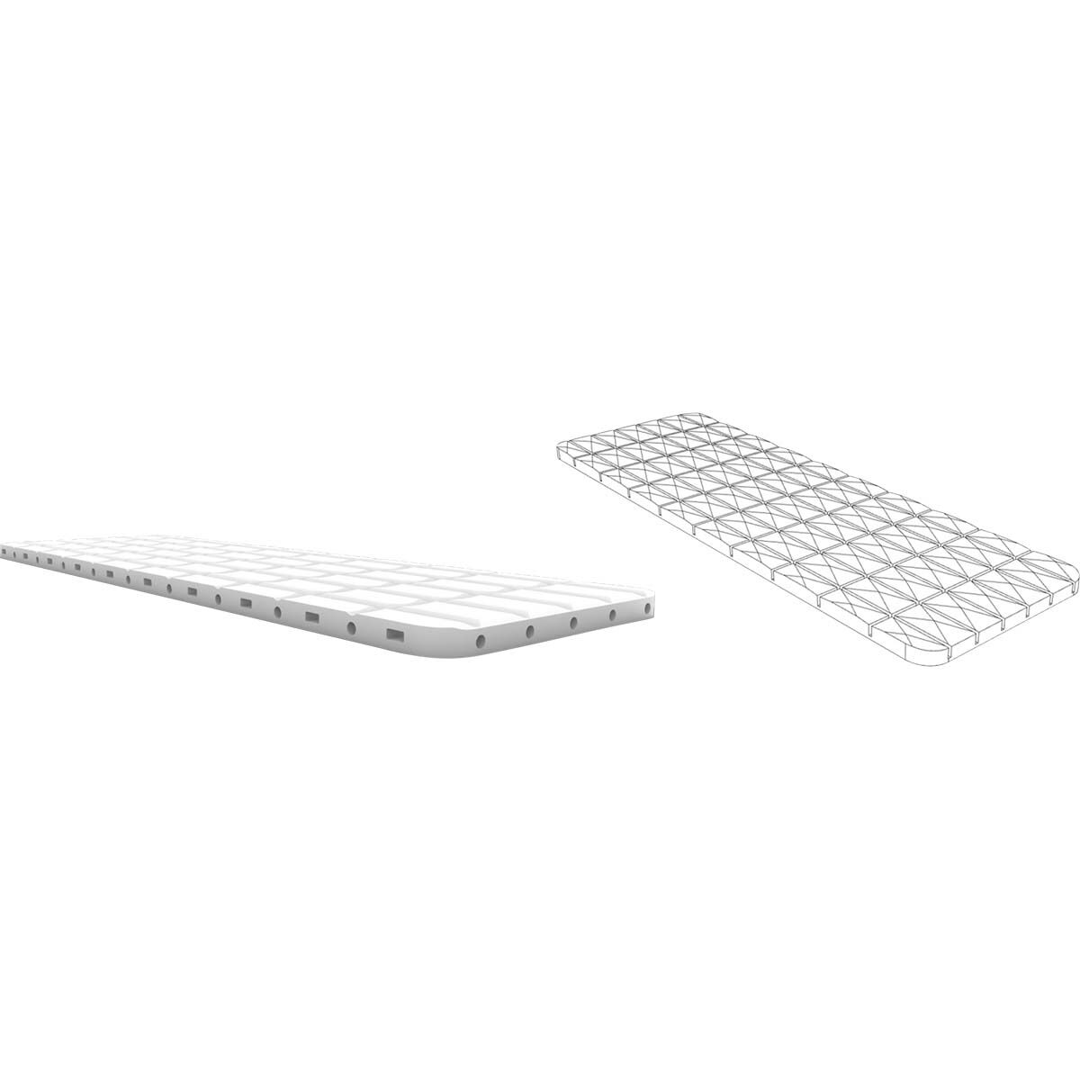 Wanderer Camp100 Textured Self-Inflating Bonded Single Mat, , bcf_hi-res