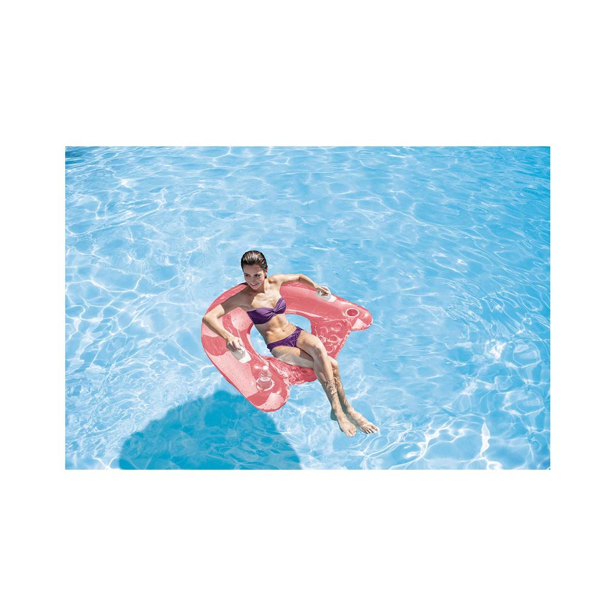 Intex Sit N Float Inflatable Pool Lounger, , bcf_hi-res