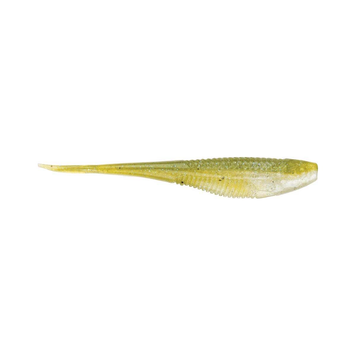 Rapala CrushCity Jerk Soft Plastic Lure 3.75in Pearl Watermelon, Pearl Watermelon, bcf_hi-res