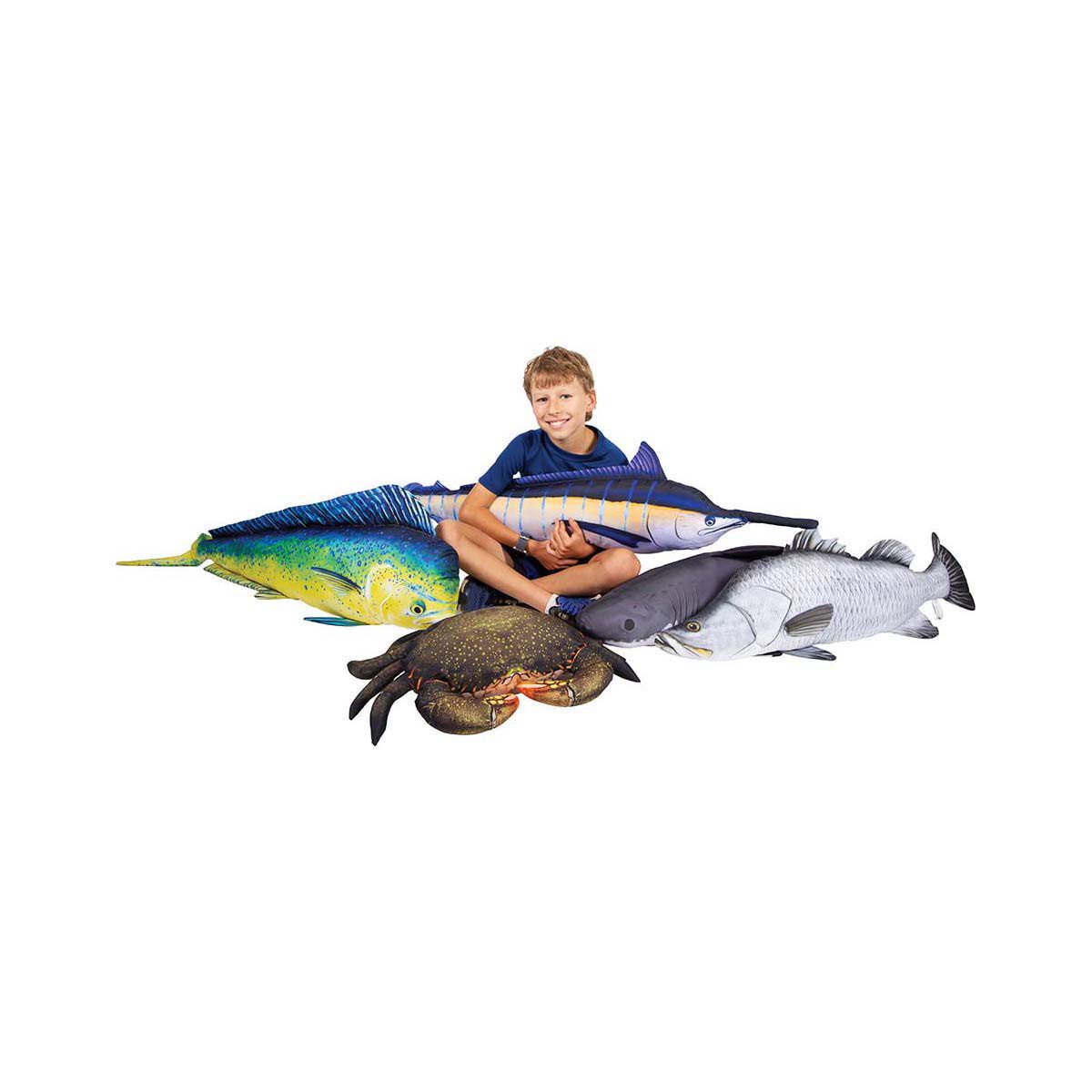 Gaby Fish Pillow Hammerhead Shark 120cm BCF