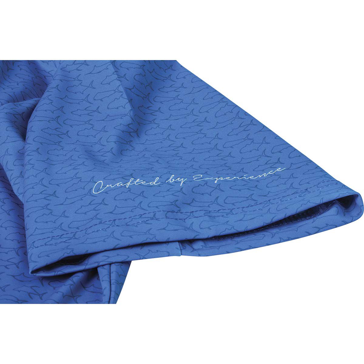 Nomad Men&rsquo;s Stacked Polo, Marine Blue, bcf_hi-res