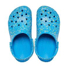 Crocs Toddlers Classic Paint Splat Clogs, Blue, bcf_hi-res