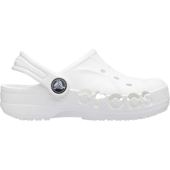 Crocs Kids' Baya Clogs, White, bcf_hi-res