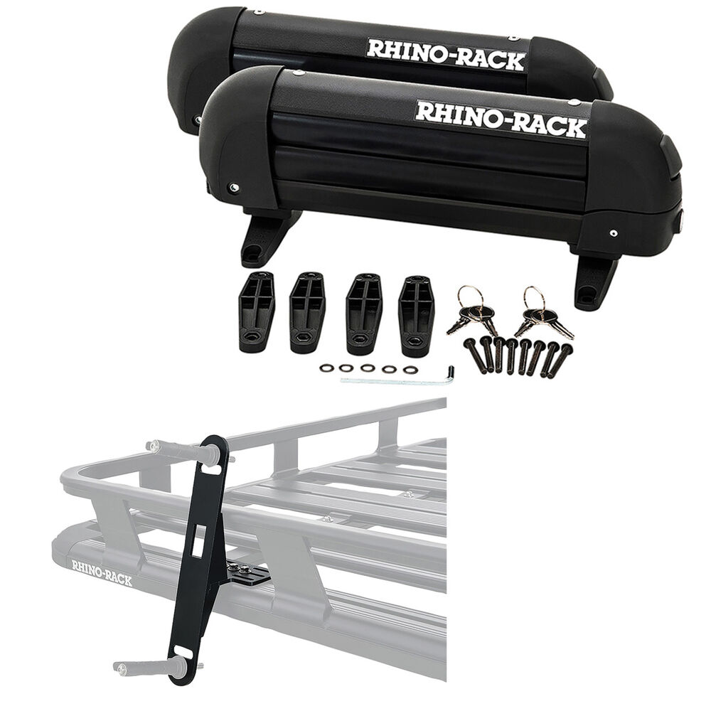 Rhino Rack Fishing Rod Holder and Pioneer Platform Mounting Bracket Set ...
