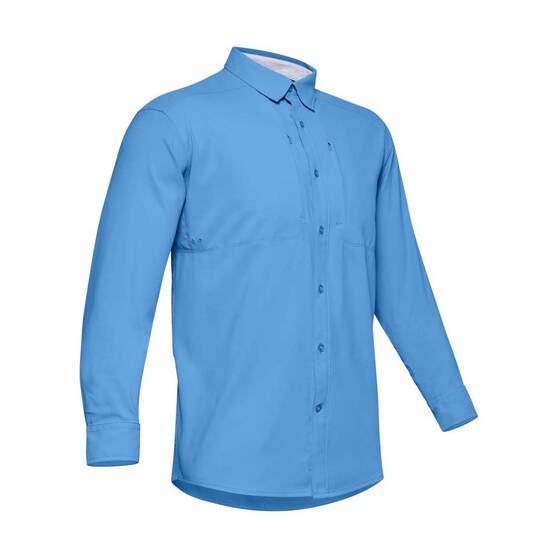 Under Armour Men's Tide Chaser 2.0 Long Sleeve Shirts, Carolina Blue / Mod Grey, bcf_hi-res