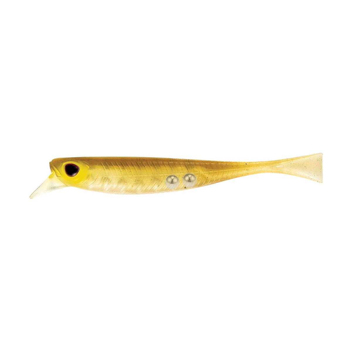 Nomad Live Ops Delta Minnow Soft Plastic Lure 4.5in Golden Shad, Golden Shad, bcf_hi-res