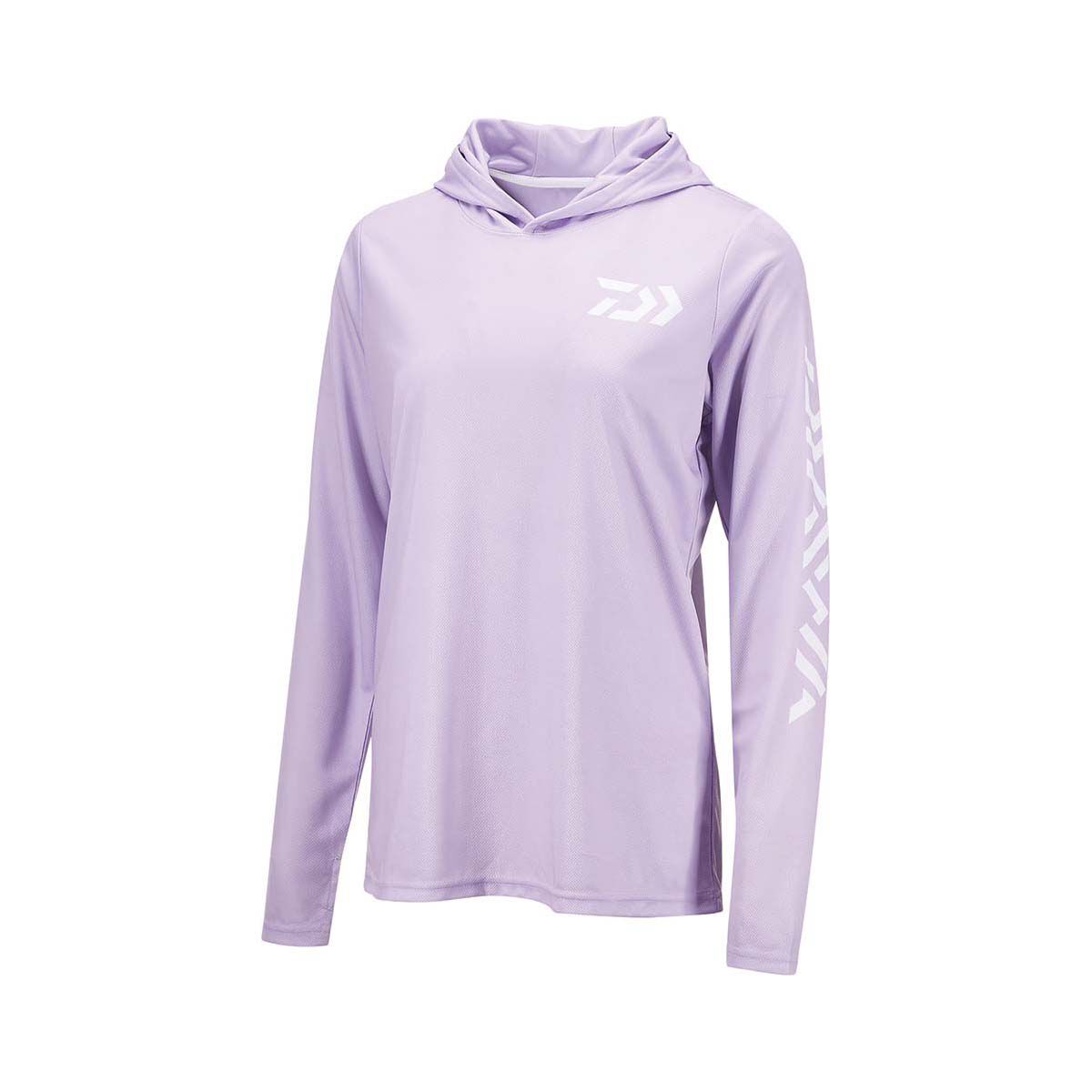 Daiwa Women's Lilac Hooded Fishing Shirt, , bcf_hi-res