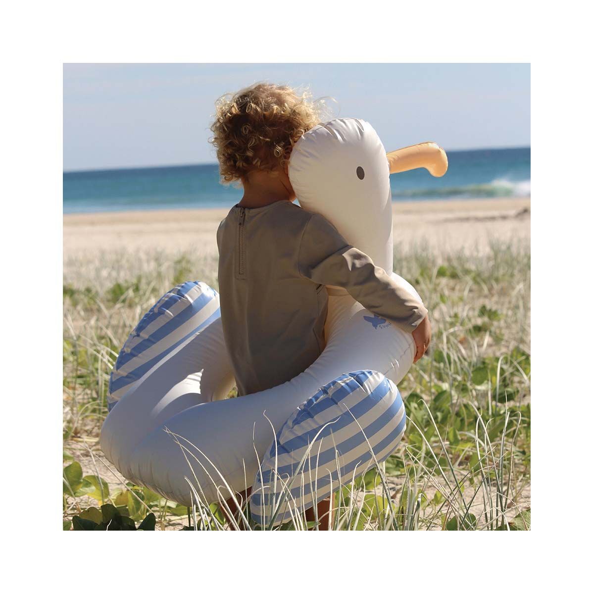 SUNNYLiFE Sammy The Seagull Inflatable Pool Ring, , bcf_hi-res