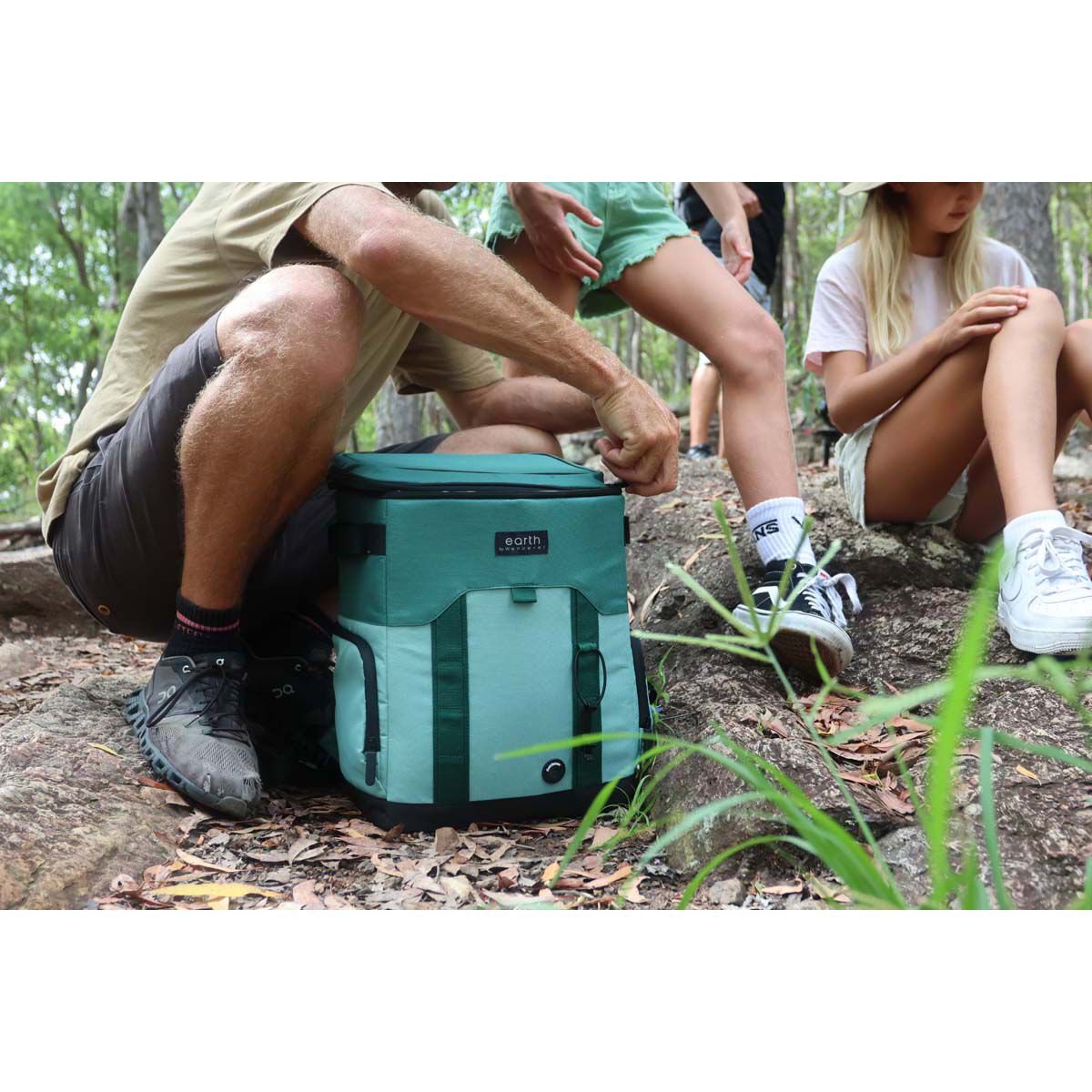 earth by Wanderer&reg; Recycled Fabric Soft Cooler Backpack 30 Can, , bcf_hi-res