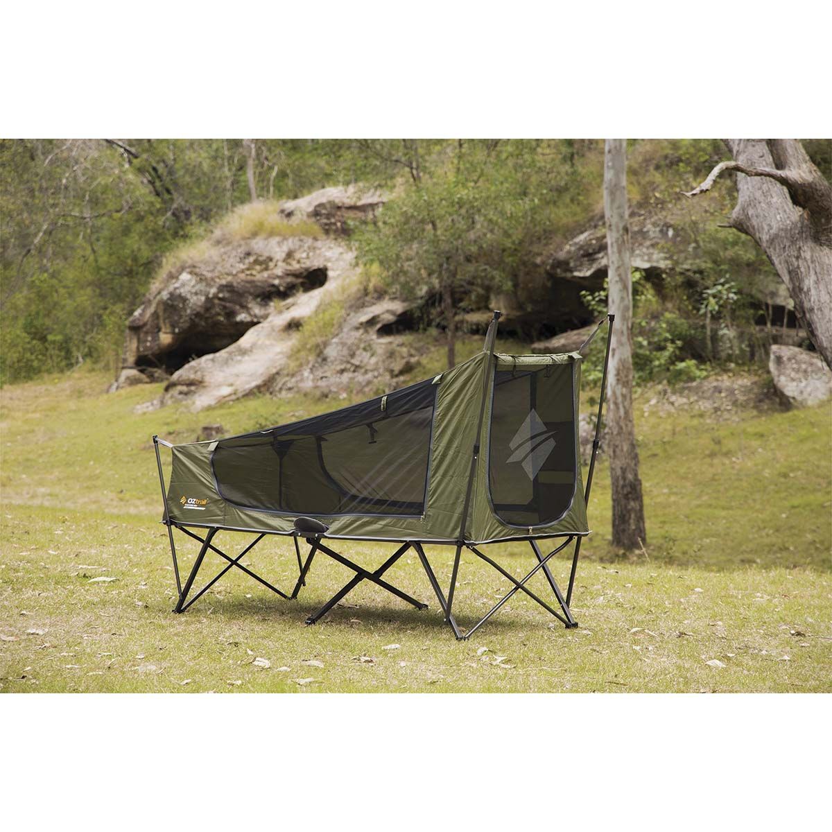 OZtrail Easy Fold Stretcher Tent 1 Person, , bcf_hi-res