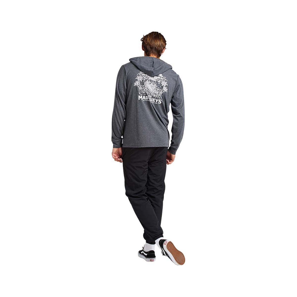The Mad Hueys Men&rsquo;s Skeleton Paradise Long Sleeve Hooded Tee, , bcf_hi-res