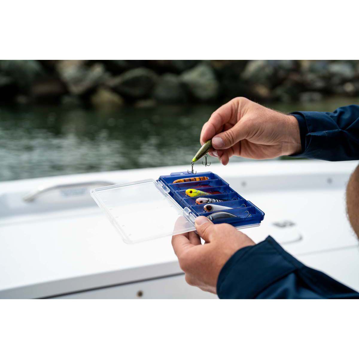 Meiho Reversible F-86 Tackle Box Clear, , bcf_hi-res