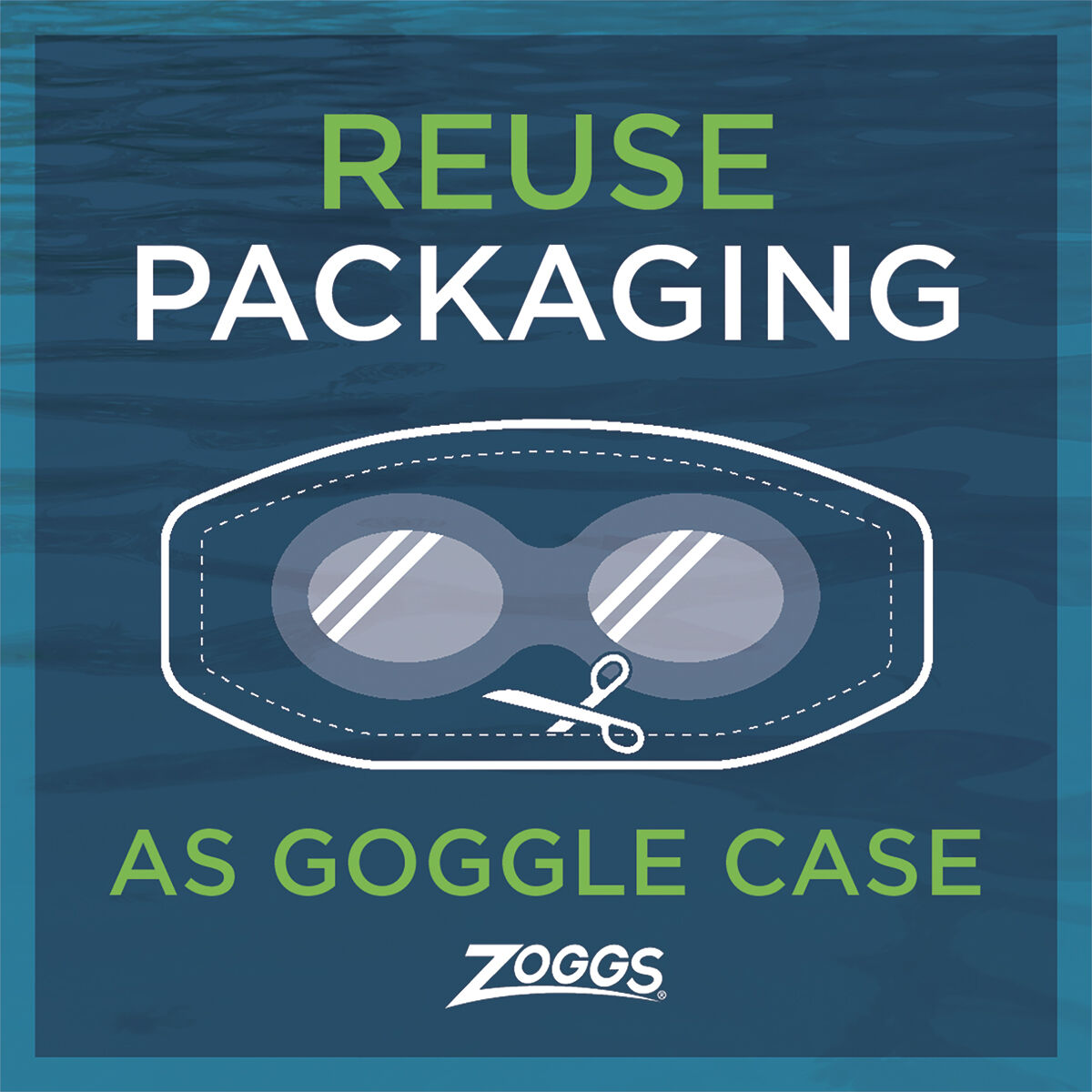 Zoggs Phantom Swimming Goggles Mask 6+ Years Blue, Blue, bcf_hi-res