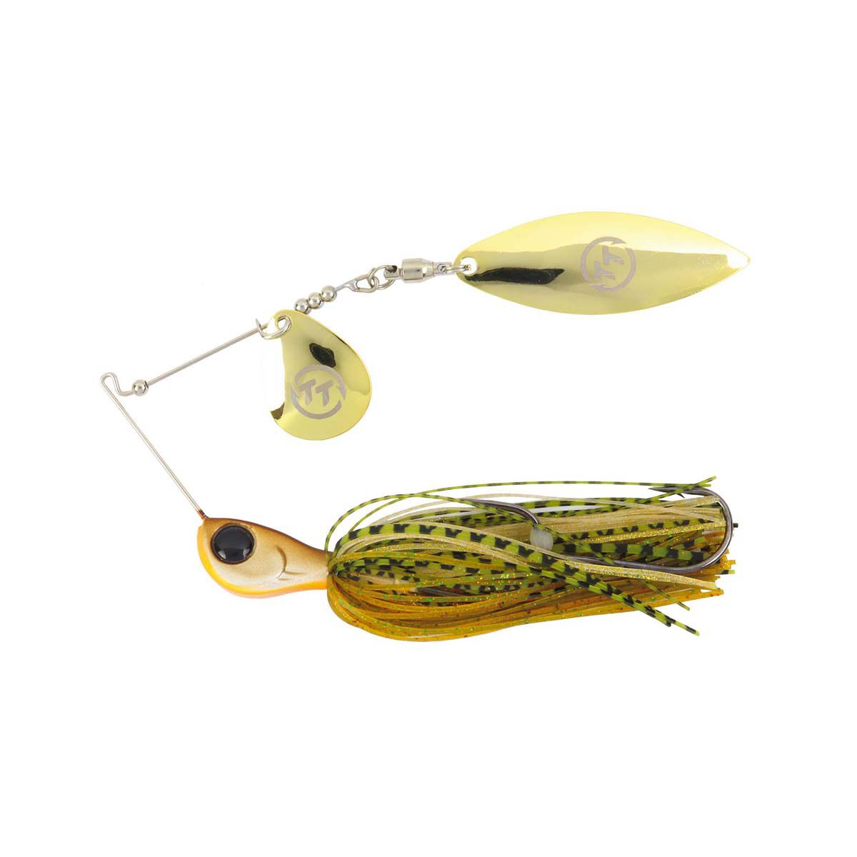 TT Fishing Vortex+ Spinnerbait Lure 3/8oz Somerset Gold, Somerset Gold, bcf_hi-res