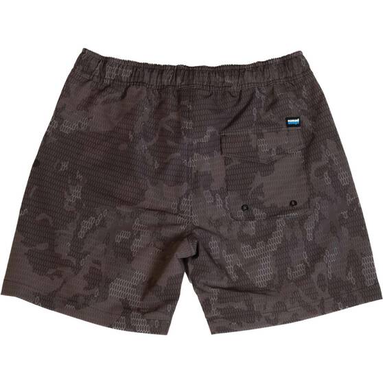 Nomad Men’s Volley Shorts, Charcoal Camo, bcf_hi-res
