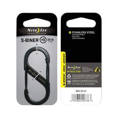 Nite Ize Steel Black S-Biner, , bcf_hi-res