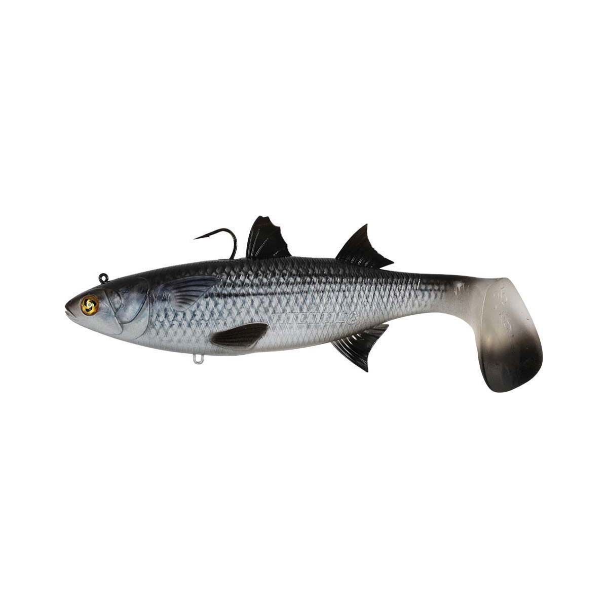 Atomic Real Baitz Mullet Swimbait Lure 130mm Yellow Eye Mullet, Yellow Eye Mullet, bcf_hi-res