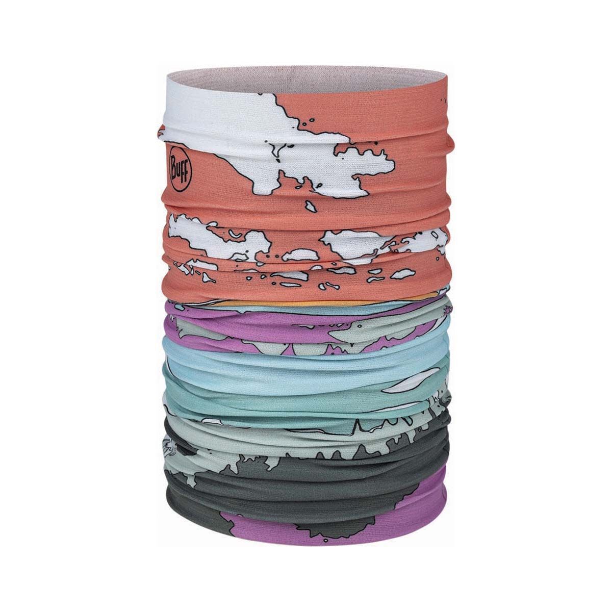 Buff Youth Coolnet UV Multifunctional Neckwear Pictro Multi OSFM, Pictro Multi, bcf_hi-res